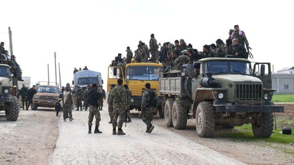Подразделения сирийской армии в провинции Идлиб Подразделения сирийской армии в провинции Идлиб