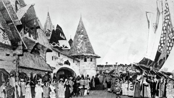 Сцена из оперы Николая Римского-Корсакова Садко в постановке Большого театра Сцена из оперы Николая Римского-Корсакова Садко в постановке Большого театра