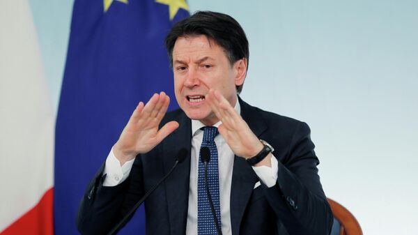 Премьер-министр Италии Джузеппе Конте Премьер-министр Италии Джузеппе Конте
