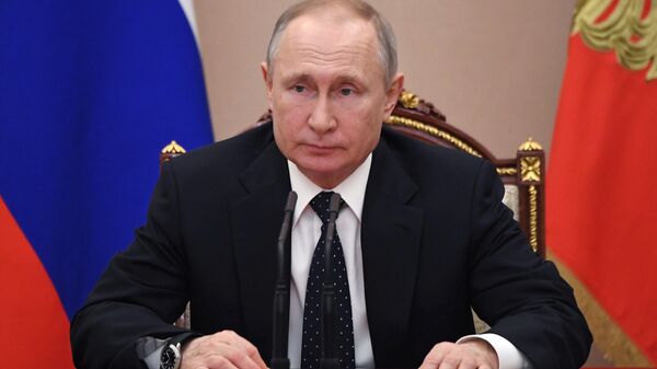 Президент РФ Владимир Путин проводит оперативное совещание с постоянными членами Совета безопасности Президент РФ Владимир Путин проводит оперативное совещание с постоянными членами Совета безопасности