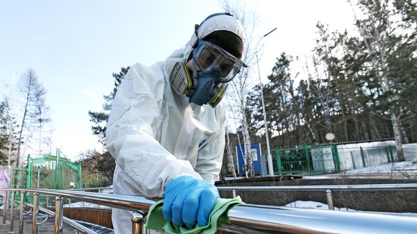 Антисептическая обработка территории парка флоры и фауны Роев ручей в Красноярске Антисептическая обработка территории парка флоры и фауны Роев ручей в Красноярске