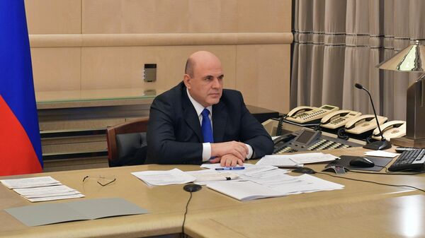 Председатель правительства РФ Михаил Мишустин проводит совещание по вопросам, предложенным фракцией Справедливая России