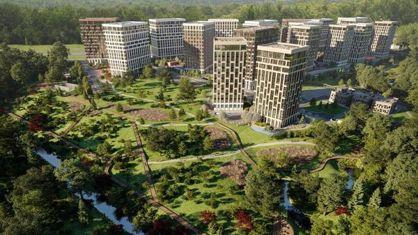 Проект жилого комплекса West Garden компании Интеко в Москве Проект жилого комплекса West Garden компании Интеко в Москве