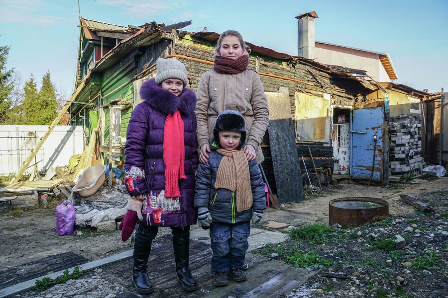 Дети после пожара Дети после пожара