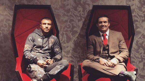 Василий Ломаченко и Александр Усик Василий Ломаченко и Александр Усик