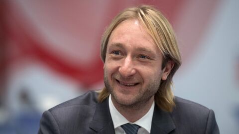 Двукратный олимпийский чемпион по фигурному катанию Евгений Плющенко Двукратный олимпийский чемпион по фигурному катанию Евгений Плющенко