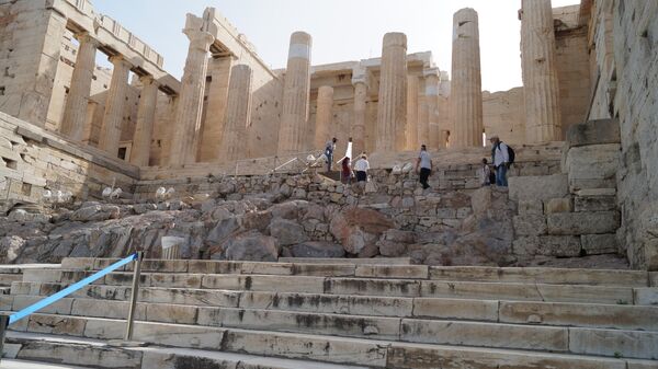 Открытие Акрополя в Греции