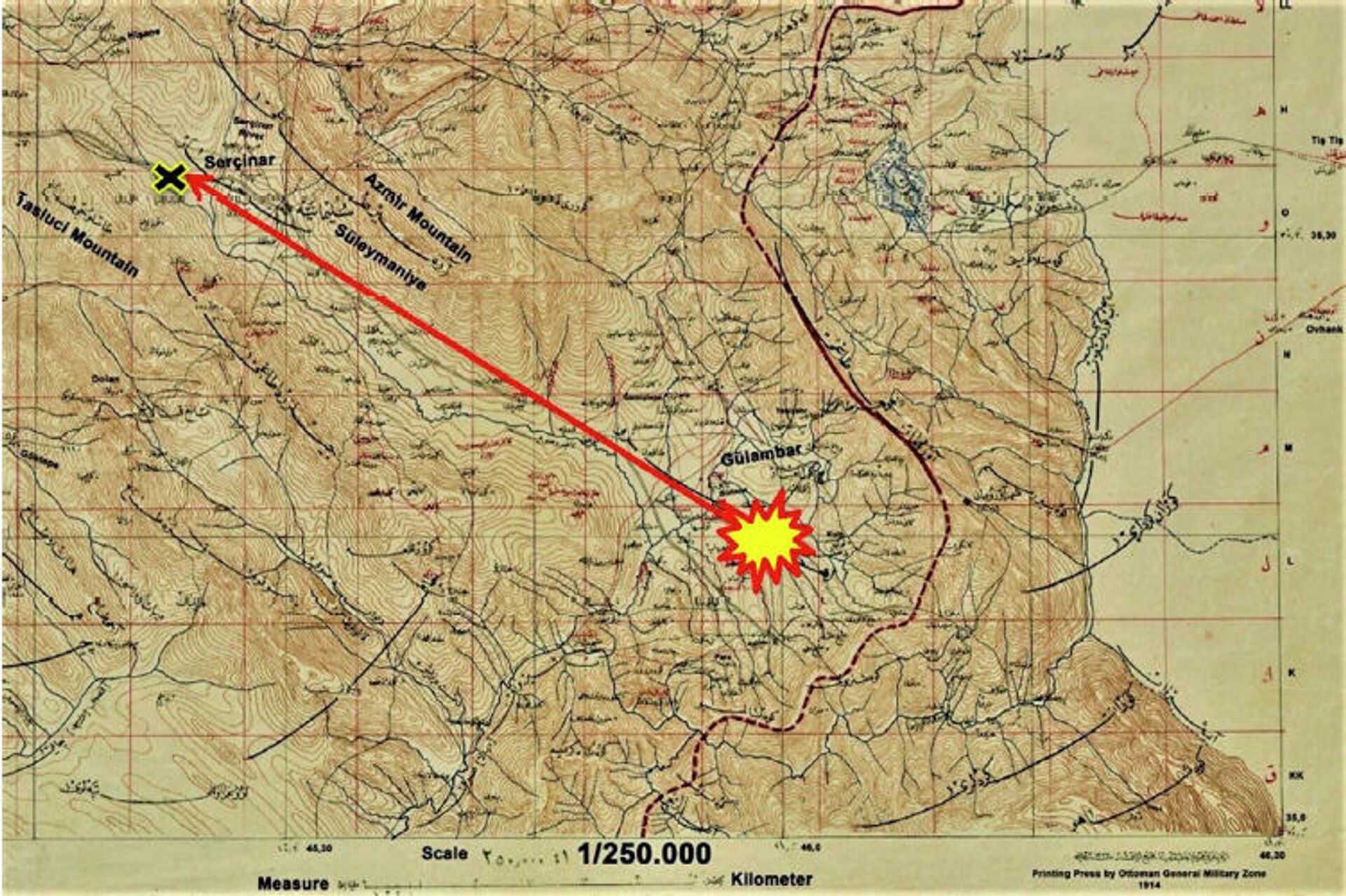 Карта падения метеоритов на землю