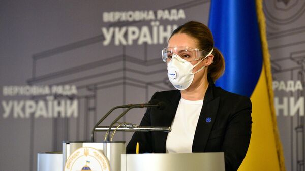 Народный депутат Наталья Королевская в здании Верховной рады Украины в Киеве Народный депутат Наталья Королевская в здании Верховной рады Украины в Киеве