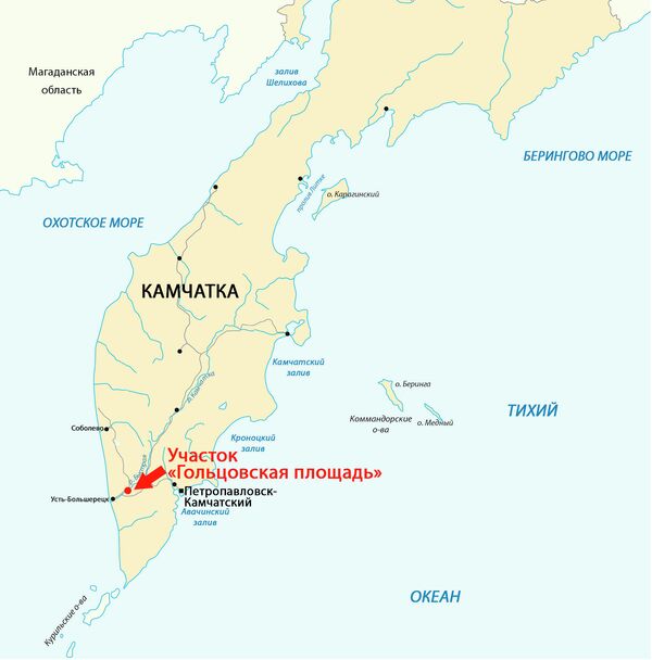 Петропавловск камчатский где находится карта