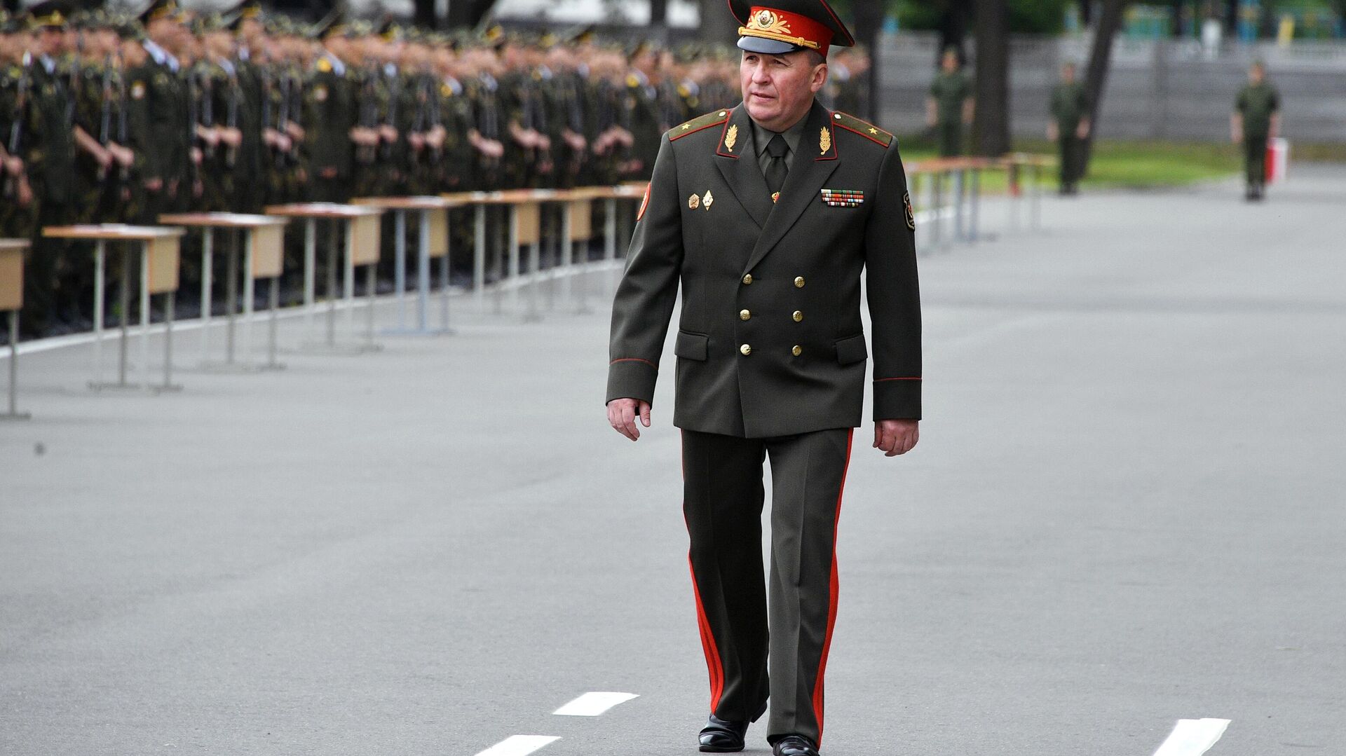 Министр обороны Республики Беларусь Виктор Хренин - РИА Новости, 1920, 23.06.2021
