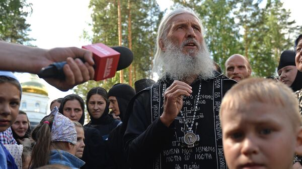 Схиигумен Сергий в Среднеуральском женском монастыре в Свердловской области Схиигумен Сергий в Среднеуральском женском монастыре в Свердловской области