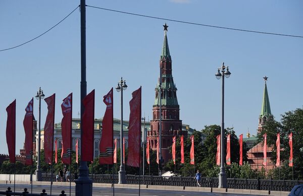 Украшение Москвы к параду Победы Украшение Москвы к параду Победы