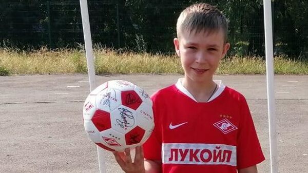 11-летний Савва Ярыгин в форме Спартака 11-летний Савва Ярыгин в форме Спартака