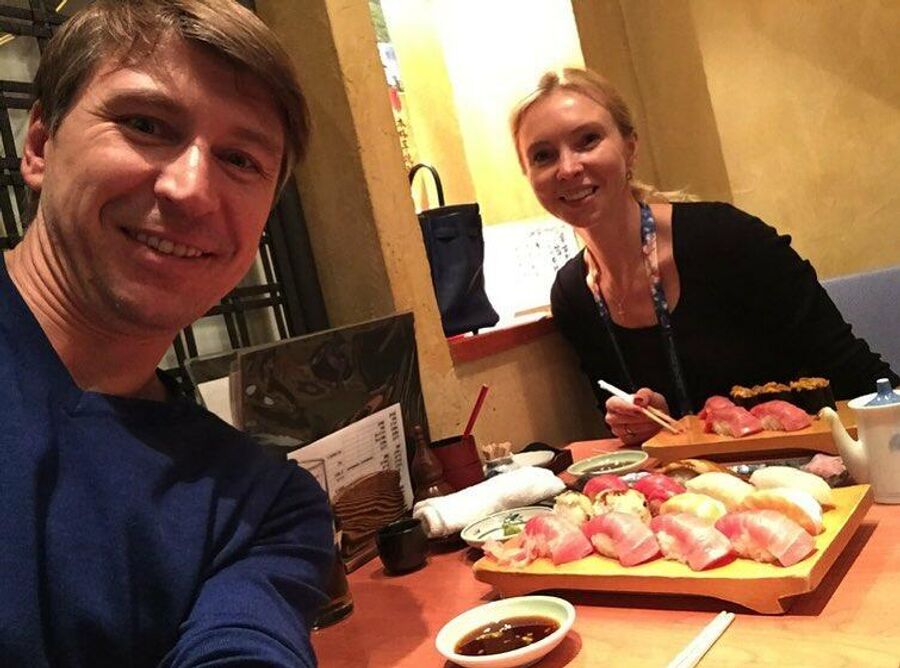 Алексей Ягудин с супругой в Токио Алексей Ягудин с супругой в Токио