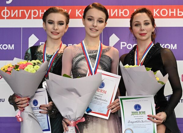 Фигурное катание. III этап Кубка России. Женщины. Произвольная программа Фигурное катание. III этап Кубка России. Женщины. Произвольная программа