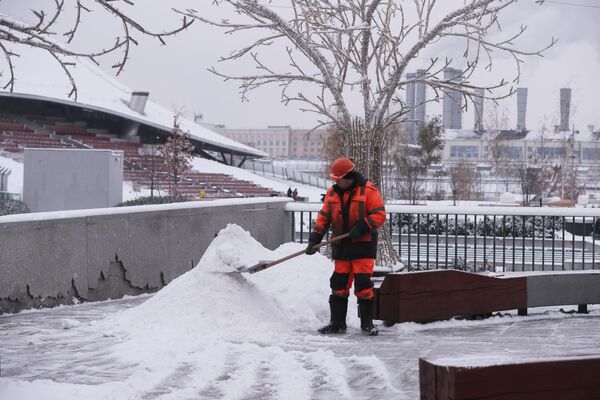 Снег в Москве Снег в Москве