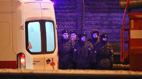 На месте ДТП с военными автобусами в Подмосковье На месте ДТП с военными автобусами в Подмосковье