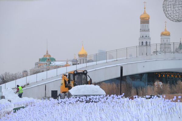 Снегопад в Москве Снегопад в Москве