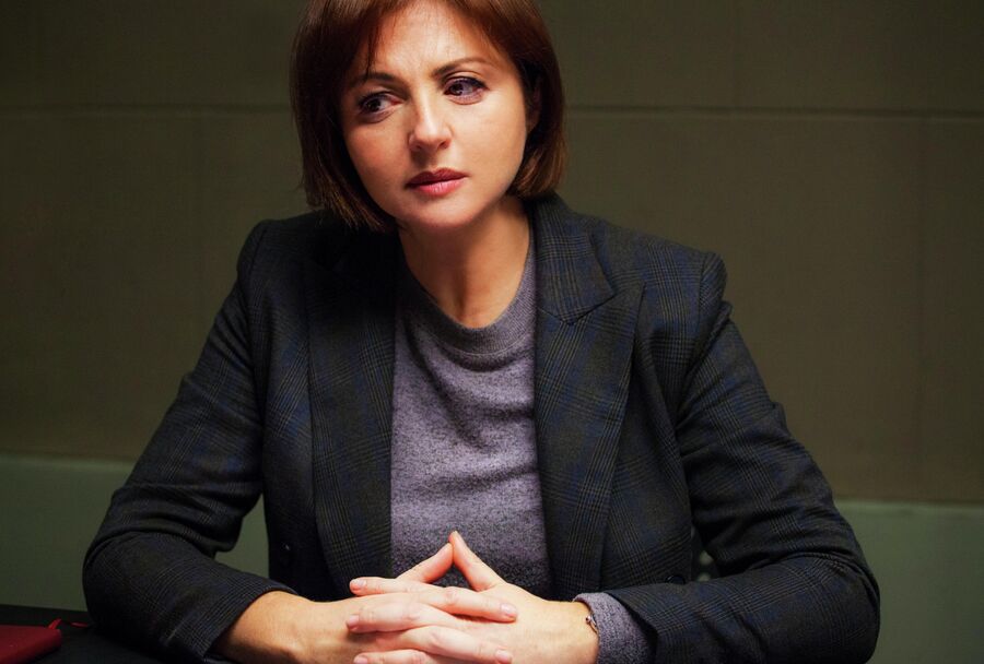 Актриса Анна Банщикова на съемках сериала Ищейка Актриса Анна Банщикова на съемках сериала Ищейка