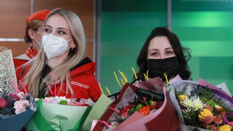 Виктория Синицина и Елизавета Туктамышева Виктория Синицина и Елизавета Туктамышева