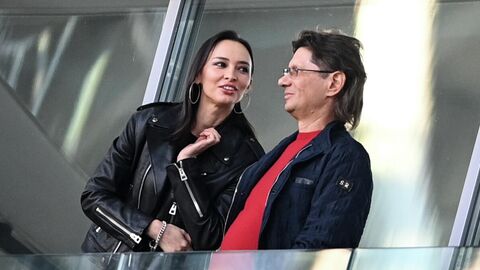 Зарема Салихова и Леонид Федун. Зарема Салихова и Леонид Федун.