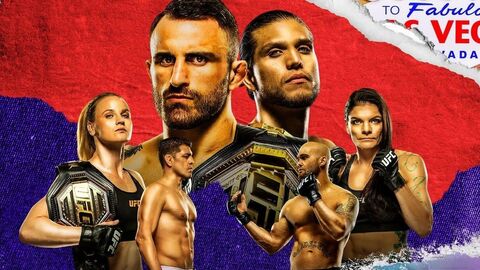 Официальный постер UFC 266 Официальный постер UFC 266