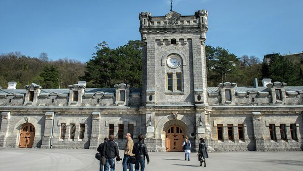 Винодельческий завод Массандра в Крыму Винодельческий завод Массандра в Крыму