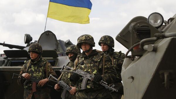 Бойцы украинской армии Бойцы украинской армии