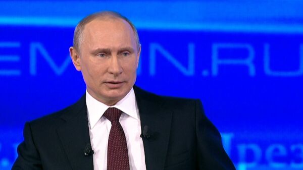 Путин о решении присоединить Крым к России и референдуме Путин о решении присоединить Крым к России и референдуме