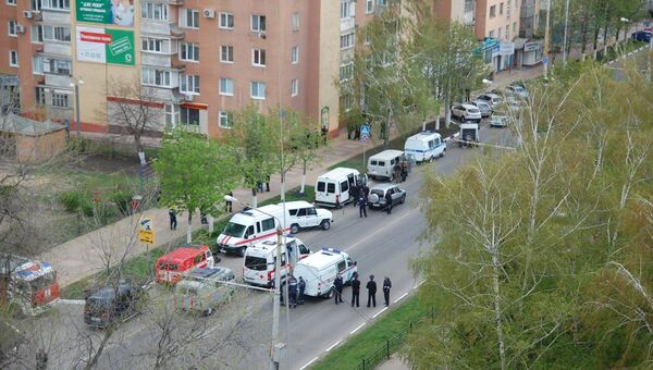Сотрудниками полиции блокировано здание банка Западный в Белгороде Сотрудниками полиции блокировано здание банка Западный в Белгороде