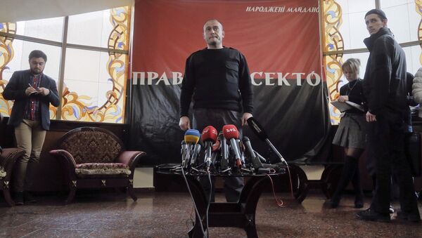 Лидер Правого сектора Дмитрий Ярош Лидер Правого сектора Дмитрий Ярош