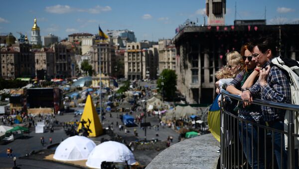 Майдан Незалежности в Киеве. Архивное фото Майдан Незалежности в Киеве. Архивное фото