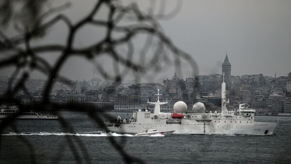 Корабль-разведчик ВМС Франции Дюпюи де Лом Корабль-разведчик ВМС Франции Дюпюи де Лом