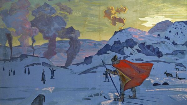 Н.К.Рерих. “Дымы мира”. 1917-1918 г. Н.К.Рерих. “Дымы мира”. 1917-1918 г.