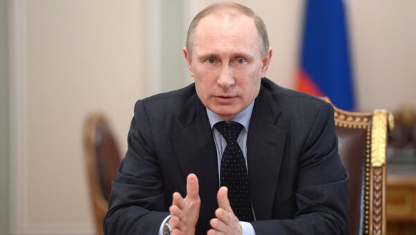 Президент России Владимир Путин, архивное фото Президент России Владимир Путин, архивное фото