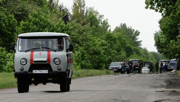 На блокпост Национальной гвардии Украины напали неизвестные На блокпост Национальной гвардии Украины напали неизвестные