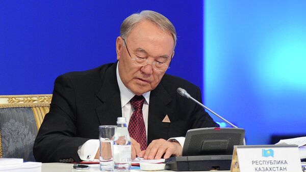Президент Казахстана Нурсултан Назарбаев. Архивное фото Президент Казахстана Нурсултан Назарбаев. Архивное фото