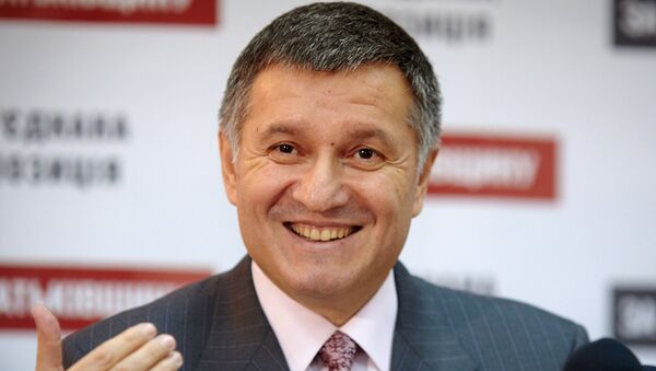 Исполняющий обязанности главы МВД Украины Арсен Аваков. Архивное фото Исполняющий обязанности главы МВД Украины Арсен Аваков. Архивное фото