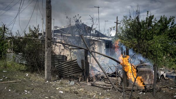 Ситуация в Луганской области. Архивное фото Ситуация в Луганской области. Архивное фото