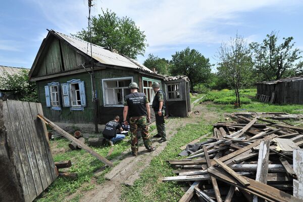 Город Донецк Ростовской области со стороны Украины был обстрелян фугасными снарядами Город Донецк Ростовской области со стороны Украины был обстрелян фугасными снарядами