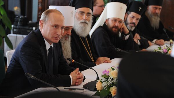 В.Путин принимает участие в мероприятиях к 700-летию со дня рождения Сергия Радонежского В.Путин принимает участие в мероприятиях к 700-летию со дня рождения Сергия Радонежского