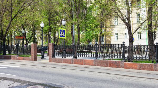 Покровский бульвар. Архивное фото Покровский бульвар. Архивное фото