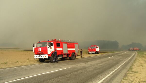 Пожарные машины на Украине. Архивное фото Пожарные машины на Украине. Архивное фото