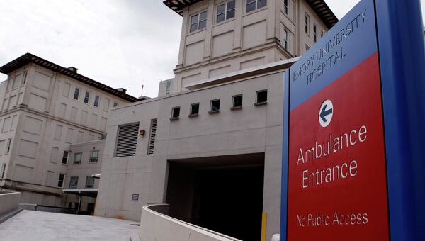 Больница университета Эмори в США, куда доставили заразившегося вирусом Эбола врача. Больница университета Эмори в США, куда доставили заразившегося вирусом Эбола врача.
