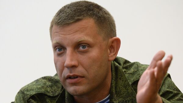 Новый премьер-министр Донецкой народной республики Александр Захарченко, архивное фото Новый премьер-министр Донецкой народной республики Александр Захарченко, архивное фото