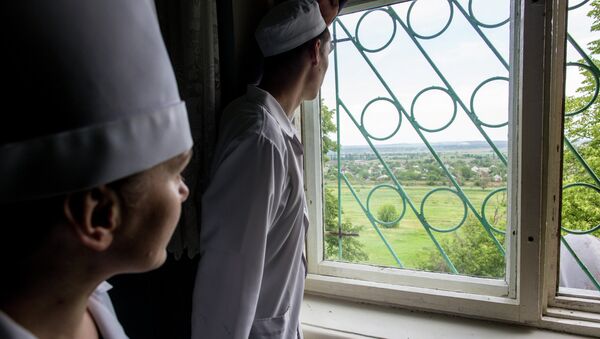 Врачи больницы. Украина. Архивное фото Врачи больницы. Украина. Архивное фото