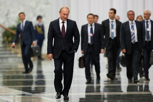 Президент России Владимир Путин в Минске Президент России Владимир Путин в Минске