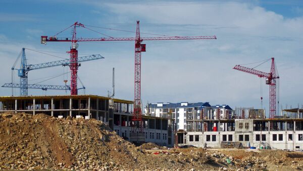 Cтроительство Президентского кадетского училища в Севастополе. Архивное фото Cтроительство Президентского кадетского училища в Севастополе. Архивное фото
