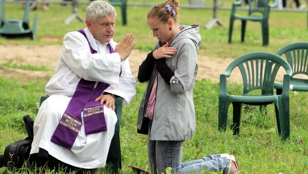 Католический праздник, посвященный торжеству католической святыни Беларуси - Будславской иконы Божией Матери состоялся в поселке Будслав в Белоруссии Католический праздник, посвященный торжеству католической святыни Беларуси - Будславской иконы Божией Матери состоялся в поселке Будслав в Белоруссии